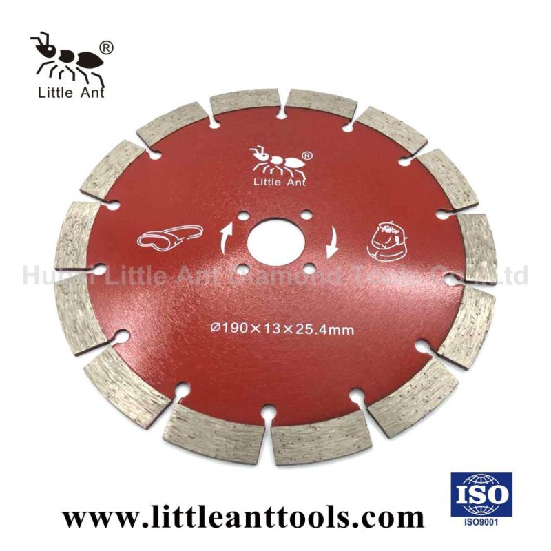 190mm Red Stone Diamond Sintered Saw Blade