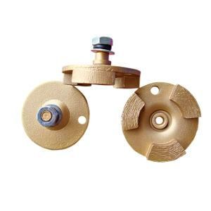 High Quality Diamond Grinding Disc 3 Segments Metal Grinding Disk