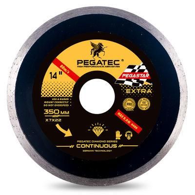 Pegastar 5&prime;&prime; 125mm Diamond Continues Diamond Concrete Cutting Saw Blade