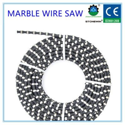Effective Stone Cutting Diamond Wire Saw for Marble with Spring Coating