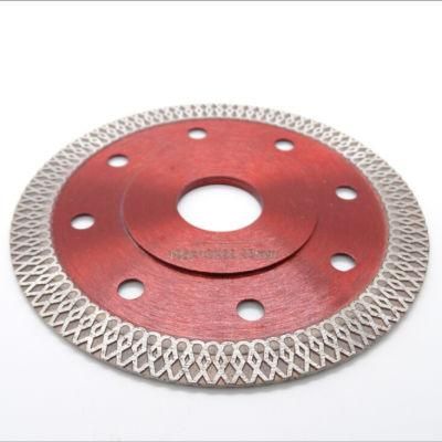 Super Thin Cyclone Mesh Turbo Diamond Saw Blade for Marble