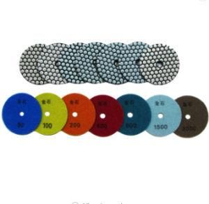 High Efficiency Flexible Diamond Dry Polishing Pads for Granite and Marble with Sharpening and Durable Quality