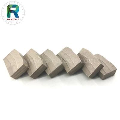 Romatools Stone Cutting Tools M Shape Diamond Segment for Granite