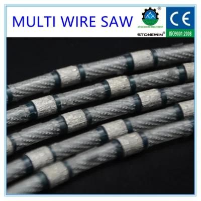Sintered Beads Diamond Wire Saw for Cutting Granite/Marble