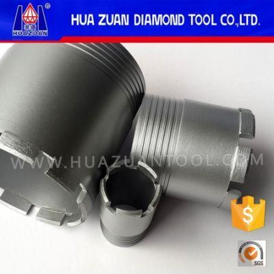 Three Sections Diamond Core Drill Bits with Female Thread 1-1/4&quot;