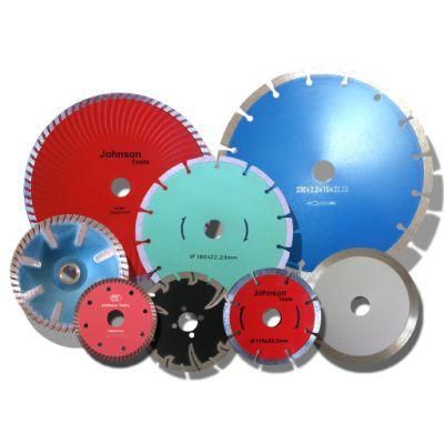 180mm Diamond Sintered Saw Blade with Turbo Row Marble Cutting Tools