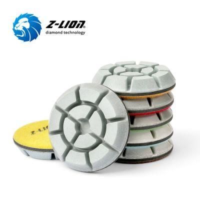 3&quot; Diamond Abrasive Tools Resin Dry Polishing Pads for Stone Concrete Floor Grinding