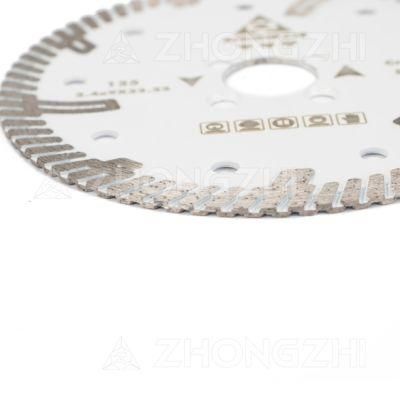 Diamond Saw Blade with Rim Step Protecting Teeth