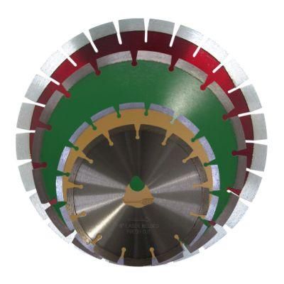 180mm Diamond Turbo Saw Blades Cured Concrete Cutting Tools