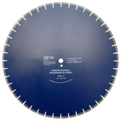 650mm Diamond Segmented Saw Blade for Cutting Green Concrete Diamond Cutting Tools