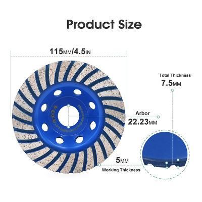 Hot Sale Diamond Turbo Cup Wheel Diamond Grinding Wheel for Granite Stone Cutting