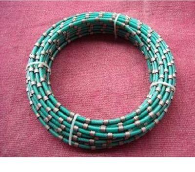 Diamond wire saw for granite block squaring