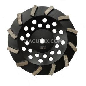 7 Inch Spiral Turbo Diamond Concrete Grinding Cup Wheels