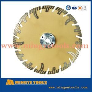 Segmented Type Diamond Saw Blade with Flange for Cutting Granite