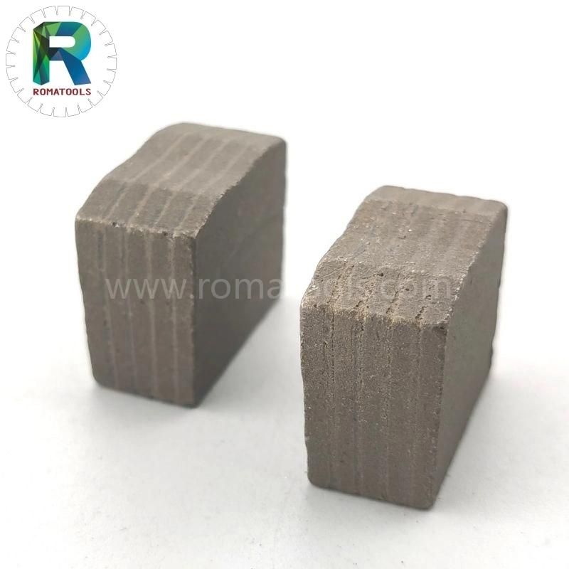Romatools Granite Segments 24X12.5/11.5X20mm for Russia Hard Stone Cutting D2200-3000mm