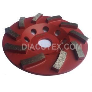 125mm Swirl Segment Diamond Grinding Wheel for Concrete