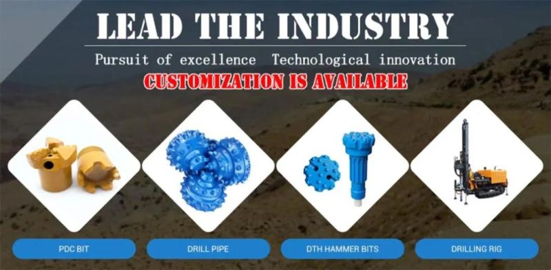 Customization Service Polycrystalline Diamond Compact 3/4/5/6 Wings PDC Drag Bit for Mining and Well Drilling
