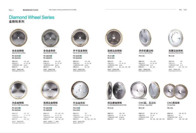 Continuous Diamond Edge Grinding Wheel for Glass Edging Machine