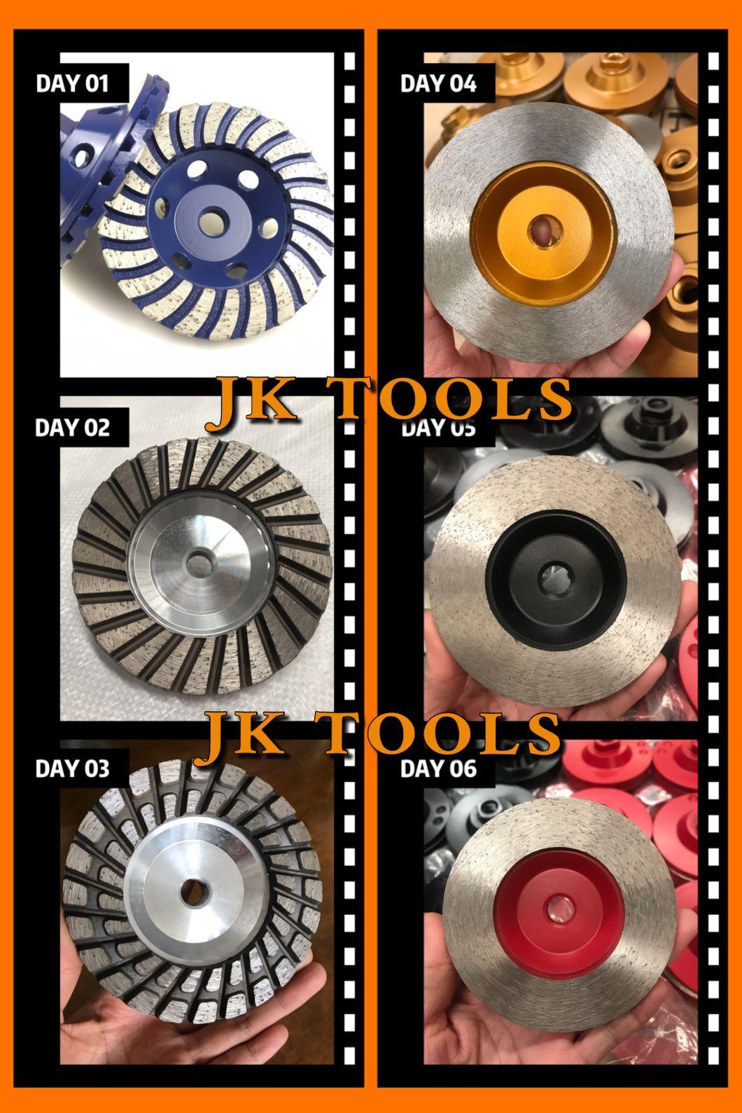 Hot Press Sintered Granite Grinding Wheel 100mm-M14 / 5/8-11 Hole