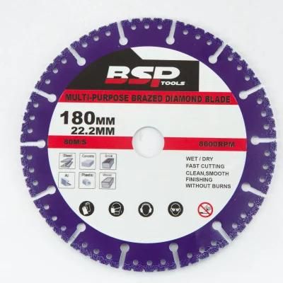 Professional Vacuum Brazed Diamond Blade for General Purpose