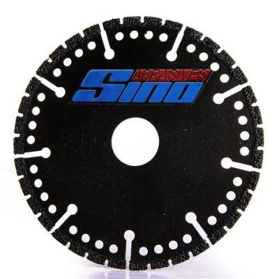 Vacuum Brazed Diamond Cut off Disc with Continuous Rim Type for Cutting Railway