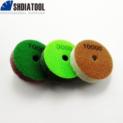 3inch-80mm Thickened Diamond Polishing Pads for Grinding Granite &amp; Marble Porcelain