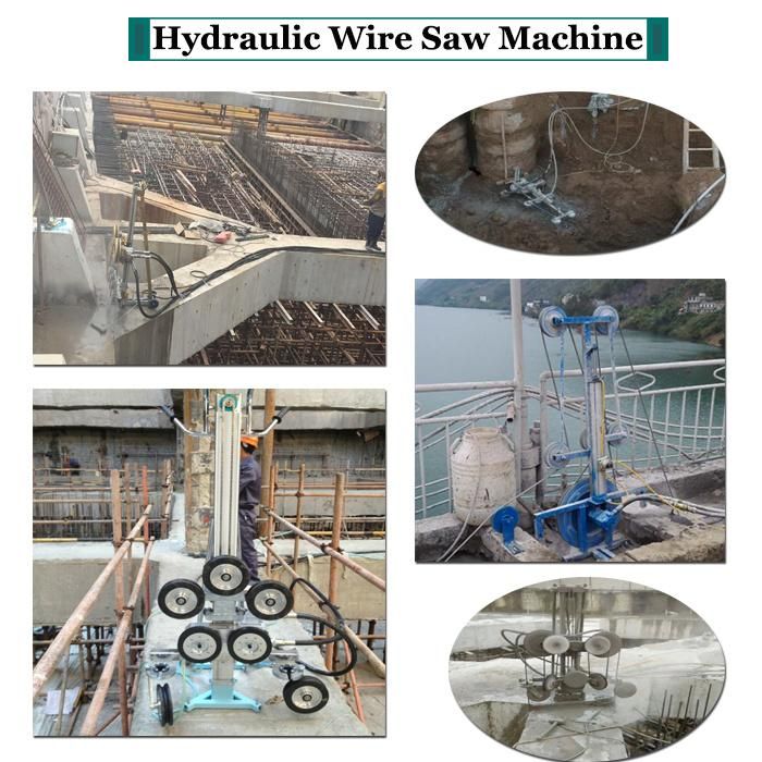 Factory Direct Sale Reinforced Concrete Cutting Hydraulic Diamond Wire Saw Machine
