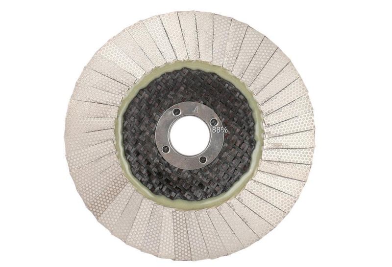 115mm Extra Sharp Z-Lion Metal Based Diamond Electroplated Flapper Wheel Disk