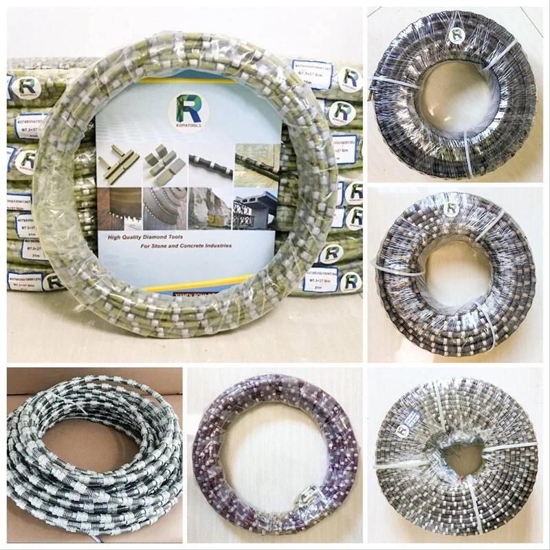 Romatools Electroplated Spring Type Diamond Wire for Marble Cutting