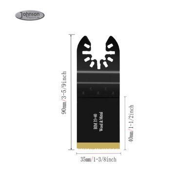 High Quality 34mm Quick Release Titanium Oscillating Multi Tool Saw Blades for Metal and Wood