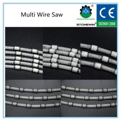 Od 7.3mm Diamond Multi Wire Saw for Hard Stone Cutting