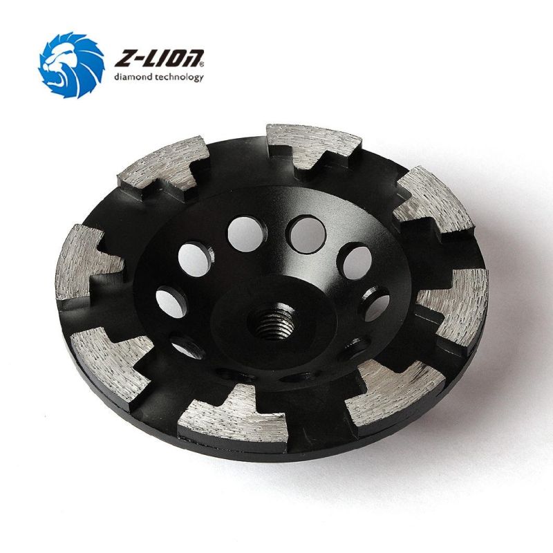 5inch Diamond Abrasive T Segments Cup Wheel Grinding Tools for Concrete