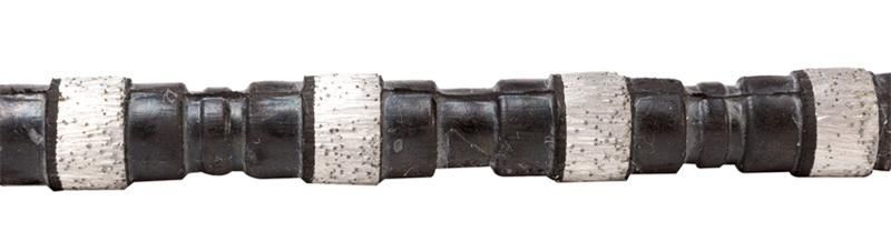 Rubber+Spring Fixing Reinforced Concrete Diamond Cable Saw