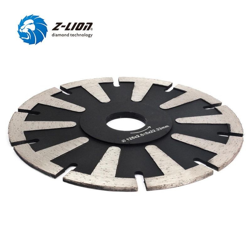 Diamond T Segment Cutting Disc with Reinforced Ring for Stone Concrete