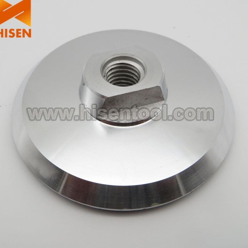 4 Inch M14 Aluminum Velcro Backer Pad for Grinder Machine