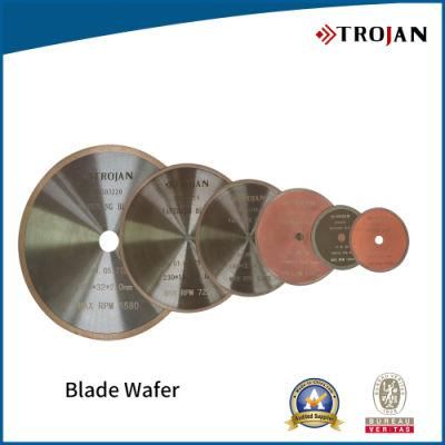 Diamond Metal Bond Wafering Blade, Diamond Plating Blade Cutting Wafer, Diamond Resin Bonded Blade Wafer