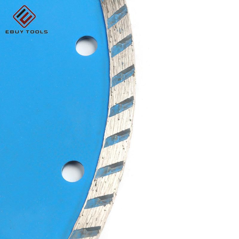 180mm X 7mm Good Quality Cold Pressed Turbo Diamond Saw Blade Cutting Granite, Marble and Hard Stone