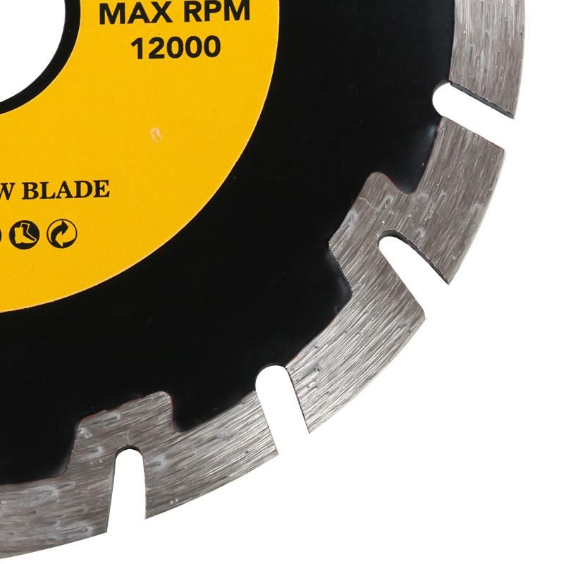 230mm 9 Inch Style Deep Teeth Diamond Circular Saw Blade with Productive Teeth for Dry and Wet Cutting Stone, Concrete, Granite