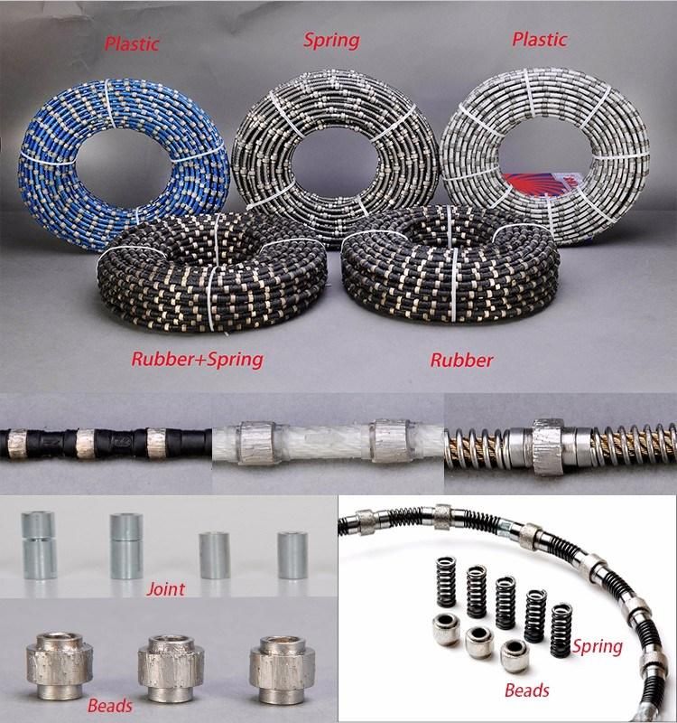Rubber Diamond Wire Saw for Marble Quarrying