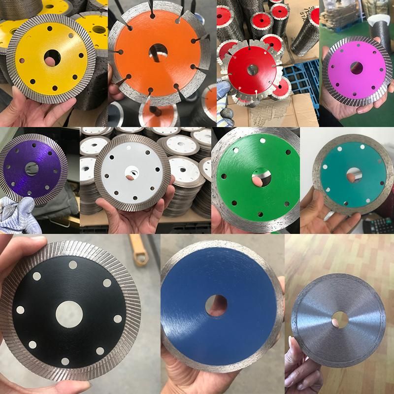 China Supply 4 Inch Turbo Saw Blade /Diamond Wheel / Diamond Saw Blade for Cutting Granite / Ceramic /Tile /Porcelain / Stone / Concrete / Brick