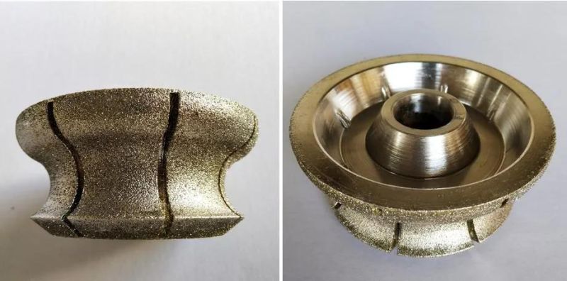 140 mm Electroplated Diamond Profile Wheel for Marble Edge Sharpening