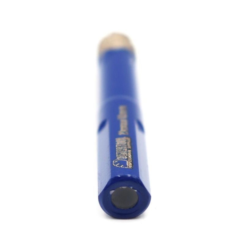 Shdiatool Diamond Core Drill Bit Brazed Brill Triangular Shank for Granite Marble Masonry Concrete