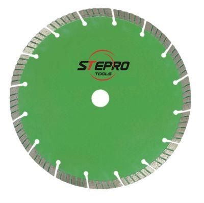 Diamond Cutting Blade, Segment Turbo Blade, Cutting Saw Discs/Marble/Stone/Concrete 4.5&quot; ;