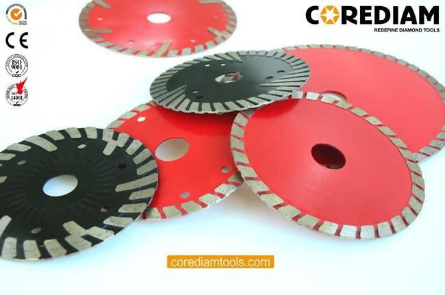 5inch/125mm Sinter Hot-Pressed Turbo Saw Blade for Marble and Granite Cutting/Diamond Tool