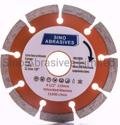 Best Quality 12 Inch Segmented Type Sintered Diamond Cutting Saw Blade for Asphalt/ Tile Cutting