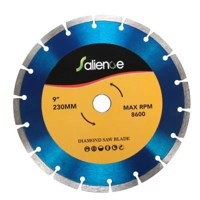 Segmented 9in Diamond Saw Blade for Granite Brick and Concrete