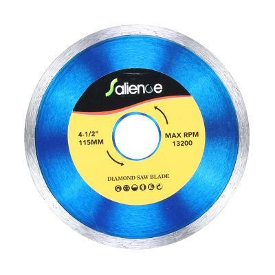 115mm Continuous Diamond PCD Saw Blade for Granite Stone Cutting Brick Marble