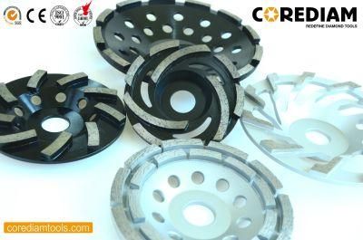 Premium Double Row Concrete Grinding Cup Wheel/Diamond Tools