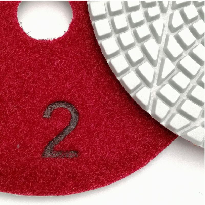 Flexible Diamond Polishing Pads Sanding Disc Three-Step for Marble