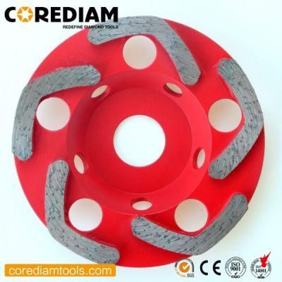 Brazed Diamond Cup Wheel with F Segment for Concrete and Masonry Materials in All Size/Diamond Grinding Cup Wheel/Diamond Tools